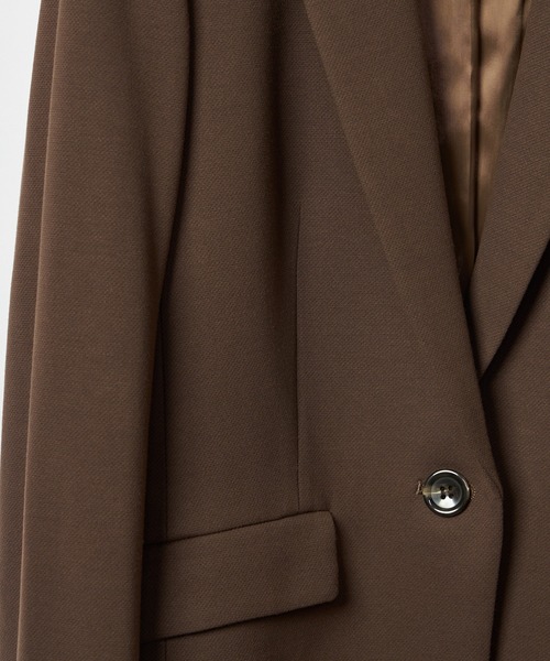 INED CLARO（イネドクラロ）の「ソフトサーモテーラードジャケット【セットアップ対応】（スーツジャケット・レディース・ブラウン/カーキ・7号/9号/11号）」の19枚目の写真