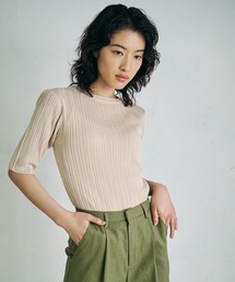 4youstory | 【4youstory】リブニットトップス(Tシャツ/カットソー)