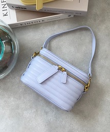 キルティング2wayバニティバッグ/ショルダーバッグ