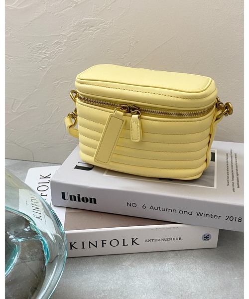 She's Closet（シーズクローゼット）の「キルティング2wayバニティバッグ/ショルダーバッグ（ハンドバッグ・レディース・ホワイト/ブラック/ベージュ/イエロー/ブルー・FREE）」の13枚目の写真