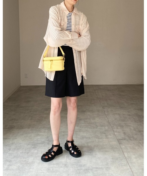 She's Closet（シーズクローゼット）の「キルティング2wayバニティバッグ/ショルダーバッグ（ハンドバッグ・レディース・ホワイト/ブラック/ベージュ/イエロー/ブルー・FREE）」の15枚目の写真