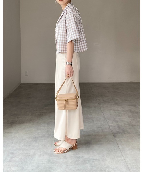 She's Closet（シーズクローゼット）の「キルティング2wayバニティバッグ/ショルダーバッグ（ハンドバッグ・レディース・ホワイト/ブラック/ベージュ/イエロー/ブルー・FREE）」の21枚目の写真