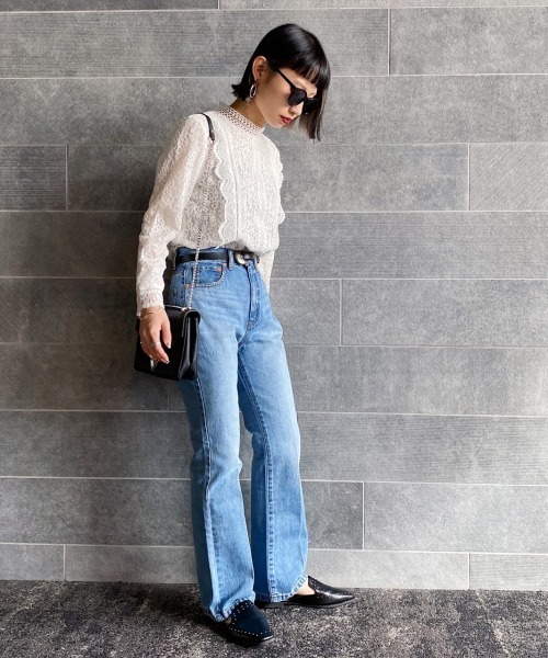 PAGEBOY（ページボーイ）の「長袖ブラウス（シャツ/ブラウス・レディース・ホワイト・FREE）」の6枚目の写真