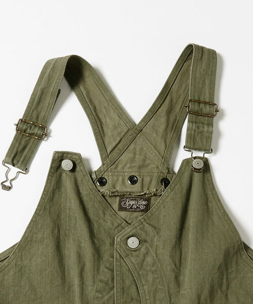 SUGAR CANE（シュガーケーン）の「SUGAR CANE / ヘリンボーン ハンティングベスト（ベスト・メンズ・オリーブ・MEDIUM）」の12枚目の写真