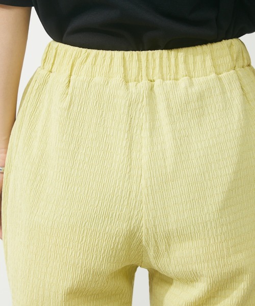Green　Parks（グリーンパークス）の「ふくれジャガードカットパンツ（その他パンツ・レディース・アイボリー/チャコールグレー/イエロー/ブルー・FREE）」の17枚目の写真