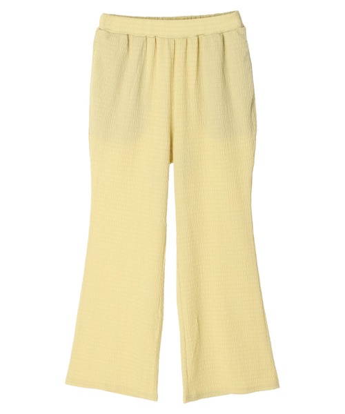 Green　Parks（グリーンパークス）の「ふくれジャガードカットパンツ（その他パンツ・レディース・アイボリー/チャコールグレー/イエロー/ブルー・FREE）」の19枚目の写真