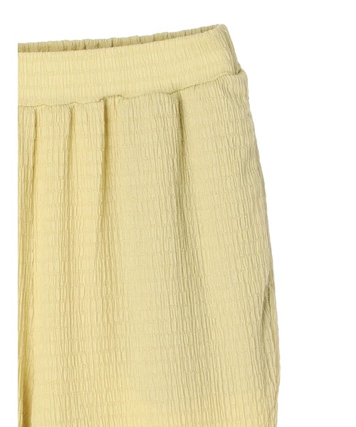 Green　Parks（グリーンパークス）の「ふくれジャガードカットパンツ（その他パンツ・レディース・アイボリー/チャコールグレー/イエロー/ブルー・FREE）」の9枚目の写真