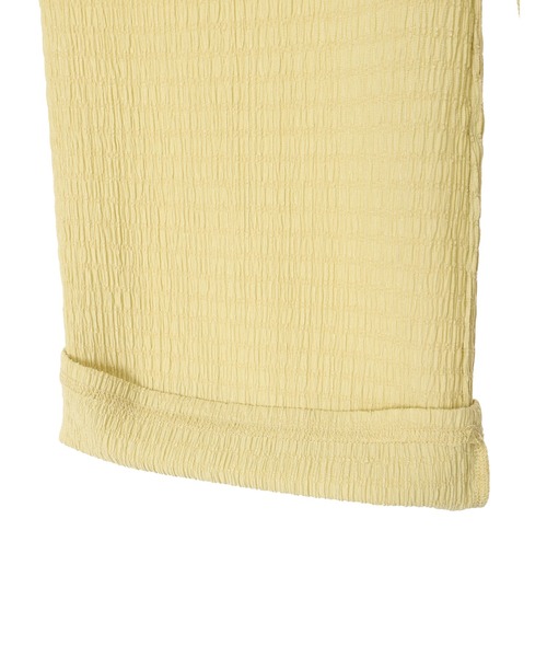 Green　Parks（グリーンパークス）の「ふくれジャガードカットパンツ（その他パンツ・レディース・アイボリー/チャコールグレー/イエロー/ブルー・FREE）」の22枚目の写真