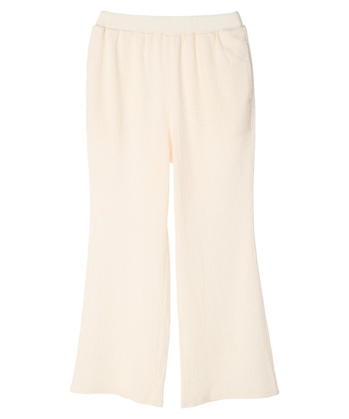 Green　Parks（グリーンパークス）の「ふくれジャガードカットパンツ（その他パンツ・レディース・アイボリー/チャコールグレー/イエロー/ブルー・FREE）」の13枚目の写真