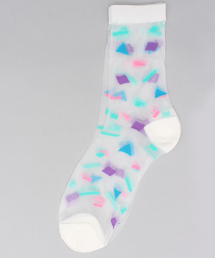 WEGO | WEGO/総柄シースルーソックス(ソックス/靴下)