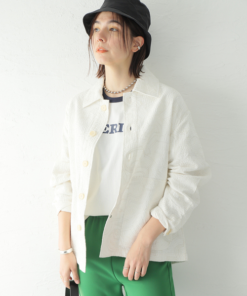 mii(ミー)の「【Mii / ミイ】HAND EMBROIDERED JK:ジャケット(その他アウター・レディース・ホワイト・SMALL)」の1枚目の写真