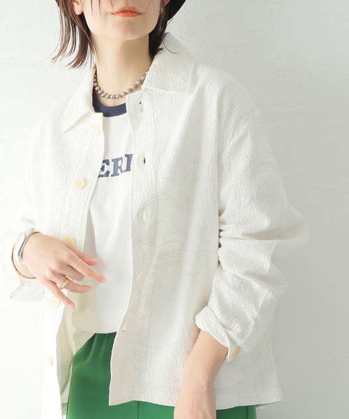 mii(ミー)の「【Mii / ミイ】HAND EMBROIDERED JK:ジャケット(その他アウター・レディース・ホワイト・SMALL)」の2枚目の写真