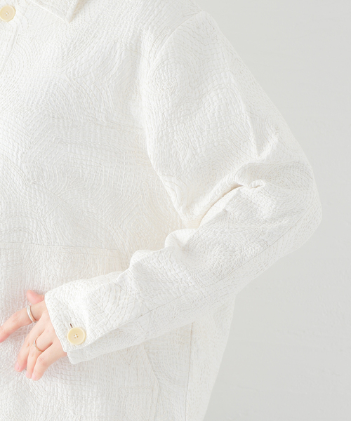 mii(ミー)の「【Mii / ミイ】HAND EMBROIDERED JK:ジャケット(その他アウター・レディース・ホワイト・SMALL)」の12枚目の写真