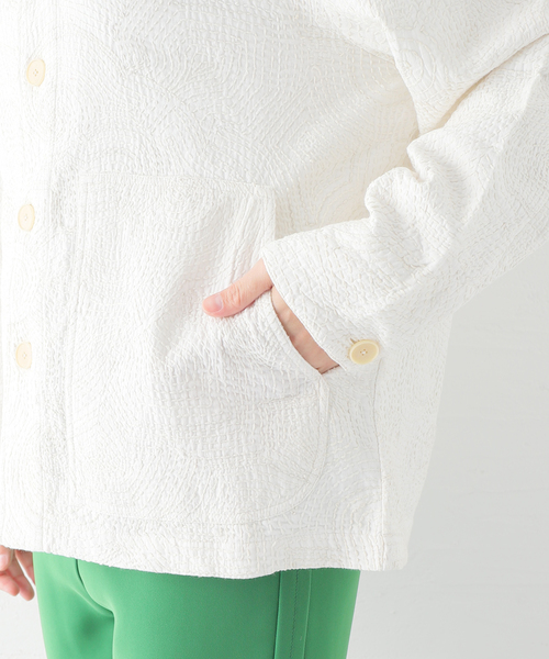 mii(ミー)の「【Mii / ミイ】HAND EMBROIDERED JK:ジャケット(その他アウター・レディース・ホワイト・SMALL)」の13枚目の写真