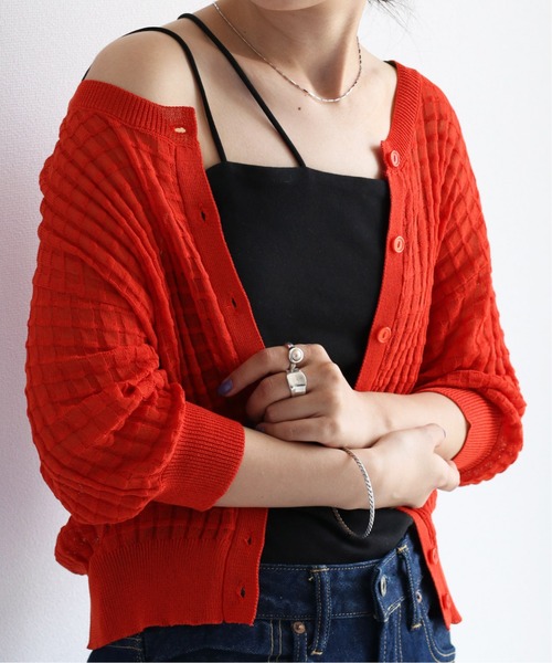 cepo(セポ)の「アシメトリー カップツキインナーキャミソール(キャミソール・レディース・ブラック/オフホワイト・M)」の2枚目の写真