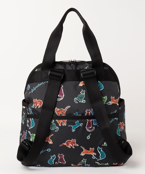 レスポートサック 2way リュックバッグ クラフティキャッツ ブラック