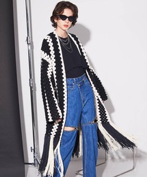 MAISON SPECIAL メゾンスペシャル／フリンジカーディガン Multi Fringe Cardigan/マルチフリンジカーディガン【MAISON