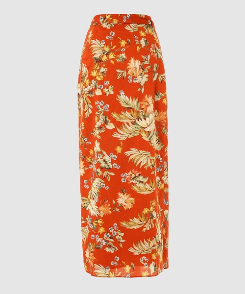 Erdem(アーデム)の「MIDI WRAP SKIRT W/ TIE WAIST DETAIL(スカート・レディース・ブラウン系その他・6/8)」の4枚目の写真