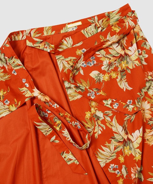 Erdem(アーデム)の「MIDI WRAP SKIRT W/ TIE WAIST DETAIL(スカート・レディース・ブラウン系その他・6/8)」の5枚目の写真