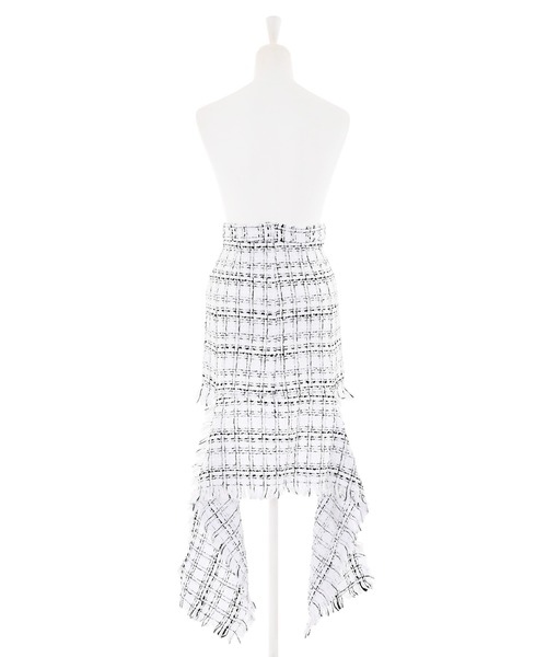 Narcissus(ナルシス)の「【Narcissus】ツイードタイトスカート(スカート・レディース・ホワイト/ブラック・FREE)」の9枚目の写真