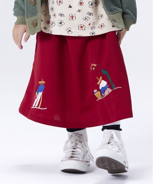 BIG FIELD(ビッグフィールド)の「メキシカン刺繍スカート(kids/S~LL)(スカート・キッズ・レッド/ブルー・LL/S/M/L)」の8枚目の写真