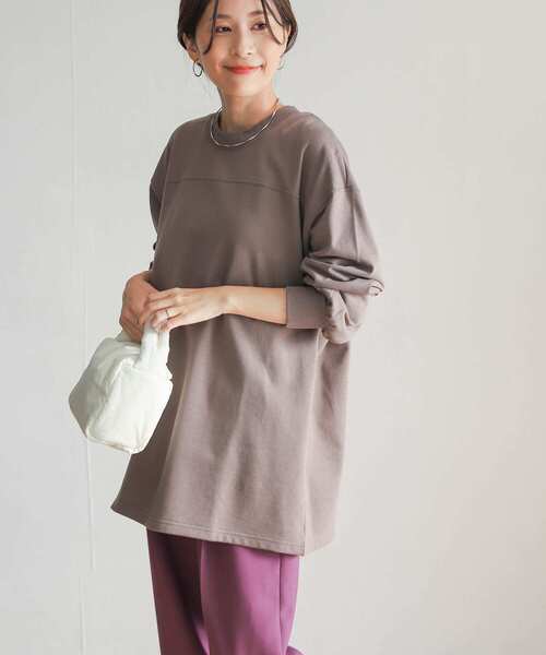 ミニ裏毛ギャザースリーブプルオーバー　アーバンリサーチドアーズ ミニ裏毛ギャザースリーブプルオーバー／アーバンリサーチ