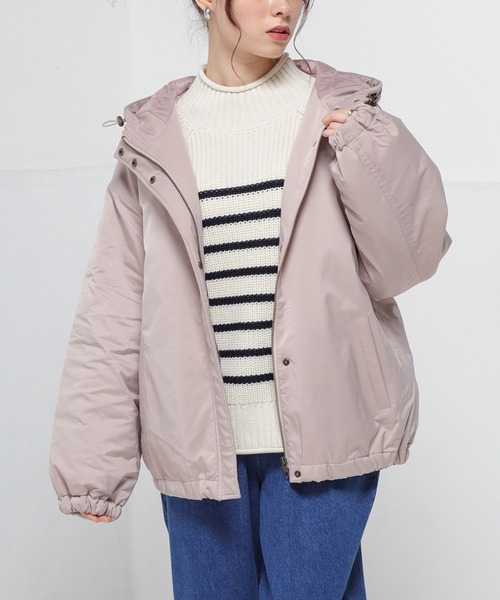 Honeys(ハニーズ)の「マウンテンパーカー(ナイロンジャケット・レディース・ピンク系その他/ネイビー/カーキ/ブラック・S/L/M/LL)」の4枚目の写真