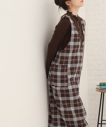 ◆【セットアップ可能】コーデの主役!Vネックジャンスカ