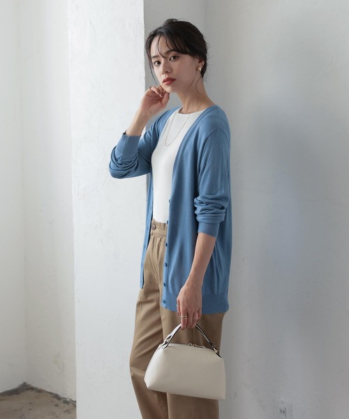 KOBE LETTUCE（コウベレタス）の「2ハンドルスクエアミニバッグ（ハンドバッグ・レディース・アイボリー/ブラック/グレイッシュベージュ/グレー/ベージュ/ブルー系/ピンク/イエロー・FREE）」の15枚目の写真