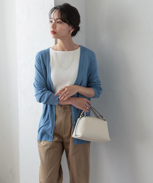 KOBE LETTUCE（コウベレタス）の「2ハンドルスクエアミニバッグ（ハンドバッグ・レディース・アイボリー/ブラック/グレイッシュベージュ/グレー/ベージュ/ブルー系/ピンク/イエロー・FREE）」の16枚目の写真