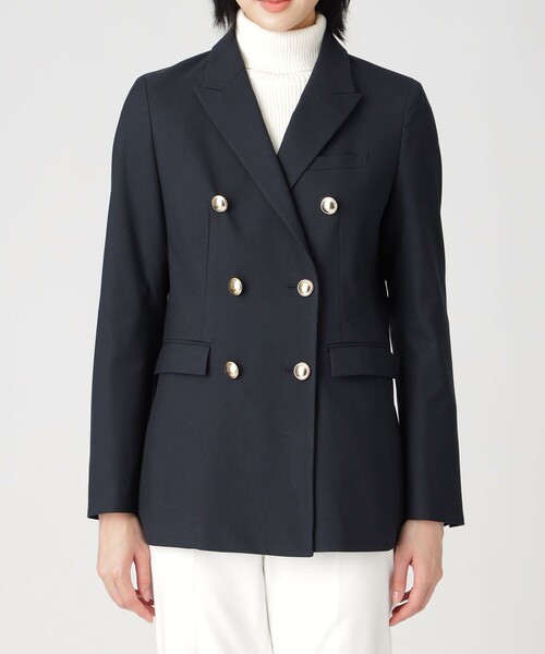 LOVELESS（ラブレス）の「ダブルブレストジャケット（テーラードジャケット・レディース・ダークネイビー/ベージュ系その他2・36/38/34）」の3枚目の写真