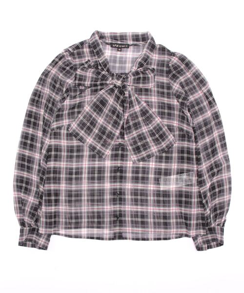 【新品未使用】agnes b.  アニエスベー タータンチェックニットトップ36 To b. by agnes b.（トゥービーバイアニエスベー）の「WT56 CHEMISE