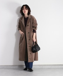 cepo | コーデュロイ テーラーオーバーコート(ダウンジャケット/コート)