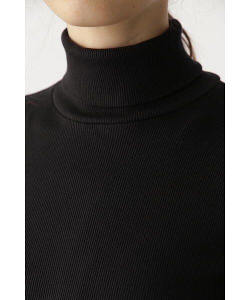 human woman（ヒューマンウーマン）の「オーガニック丸胴タートルカットソー（Tシャツ/カットソー・レディース・グレー系その他/カーキ/ホワイト・MEDIUM）」の20枚目の写真