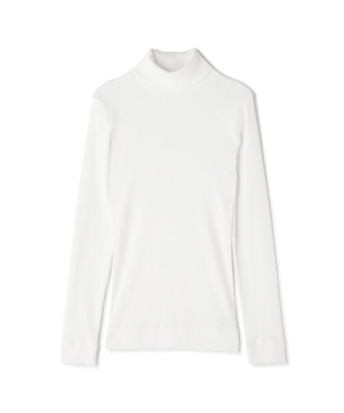 human woman（ヒューマンウーマン）の「オーガニック丸胴タートルカットソー（Tシャツ/カットソー・レディース・グレー系その他/カーキ/ホワイト・MEDIUM）」の17枚目の写真