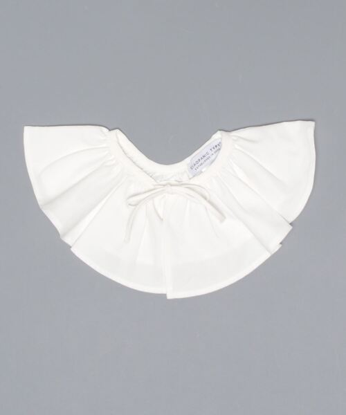 CIAOPANIC TYPY（チャオパニックティピー）の「【KIDS】ビッグカラーギャザーフリル付け襟（付け襟・キッズ・ホワイト・ONE SIZE）」の3枚目の写真