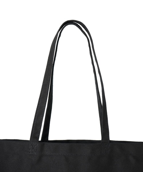 X-girl(エックスガール)の「MILLS LOGO CANVAS TOTE BAG(トートバッグ・レディース・ブラック/ピンク/ベージュ・ONE SIZE)」の14枚目の写真