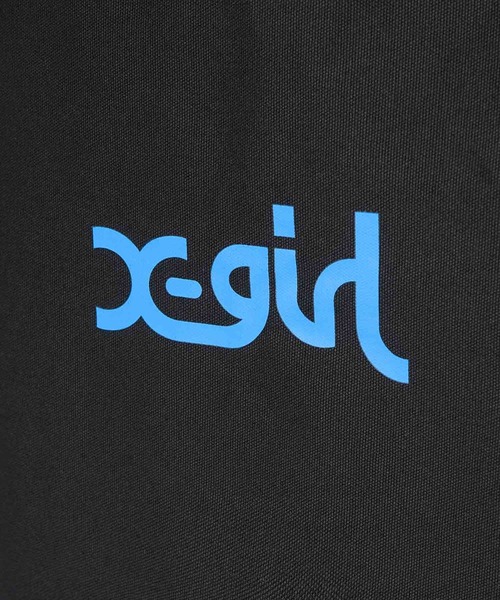 X-girl(エックスガール)の「MILLS LOGO CANVAS TOTE BAG(トートバッグ・レディース・ブラック/ピンク/ベージュ・ONE SIZE)」の15枚目の写真