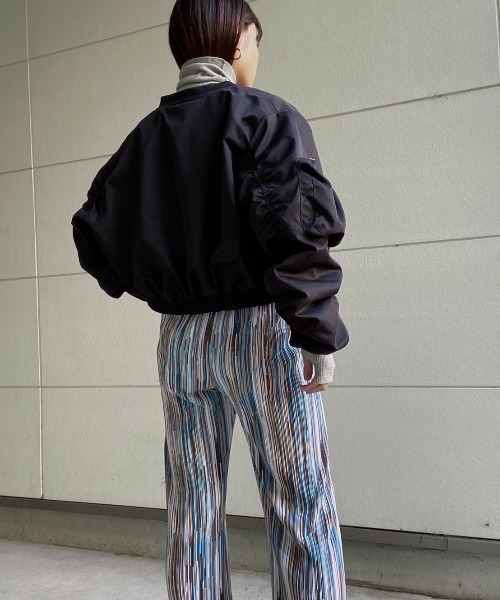 AMAIL（アマイル）の「Criopd military blouson（ブルゾン・レディース・ブラック/カーキ・FREE）」の15枚目の写真