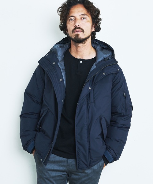 Magine(マージン)の「PE MICRO TAFFETA SHORT DOWN MODS JKT/ ポリエステル タフタ ショートダウン モッズ コート 22AW(ダウンジャケット/コート・メンズ・ブラック/オリーブ/ネイビー・44/46/48)」の3枚目の写真