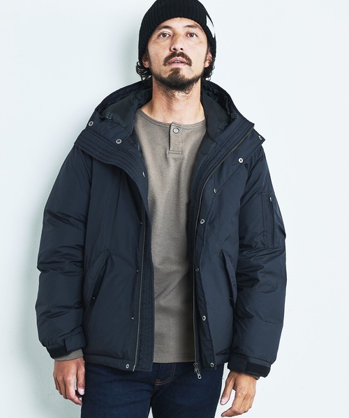 Magine(マージン)の「PE MICRO TAFFETA SHORT DOWN MODS JKT/ ポリエステル タフタ ショートダウン モッズ コート 22AW(ダウンジャケット/コート・メンズ・ブラック/オリーブ/ネイビー・44/46/48)」の4枚目の写真