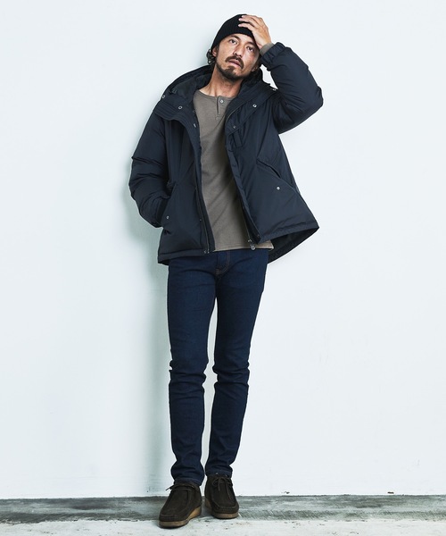 Magine(マージン)の「PE MICRO TAFFETA SHORT DOWN MODS JKT/ ポリエステル タフタ ショートダウン モッズ コート 22AW(ダウンジャケット/コート・メンズ・ブラック/オリーブ/ネイビー・44/46/48)」の13枚目の写真