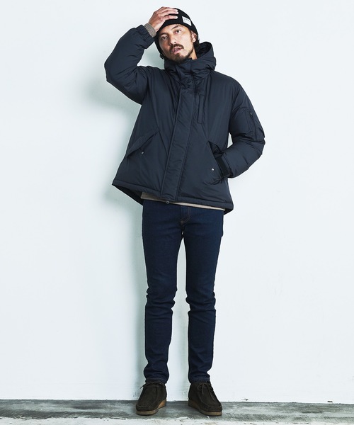 Magine(マージン)の「PE MICRO TAFFETA SHORT DOWN MODS JKT/ ポリエステル タフタ ショートダウン モッズ コート 22AW(ダウンジャケット/コート・メンズ・ブラック/オリーブ/ネイビー・44/46/48)」の7枚目の写真