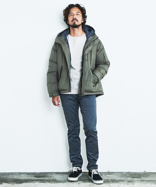 Magine(マージン)の「PE MICRO TAFFETA SHORT DOWN MODS JKT/ ポリエステル タフタ ショートダウン モッズ コート 22AW(ダウンジャケット/コート・メンズ・ブラック/オリーブ/ネイビー・44/46/48)」の14枚目の写真