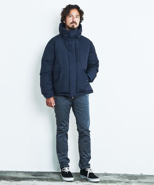 Magine(マージン)の「PE MICRO TAFFETA SHORT DOWN MODS JKT/ ポリエステル タフタ ショートダウン モッズ コート 22AW(ダウンジャケット/コート・メンズ・ブラック/オリーブ/ネイビー・44/46/48)」の9枚目の写真