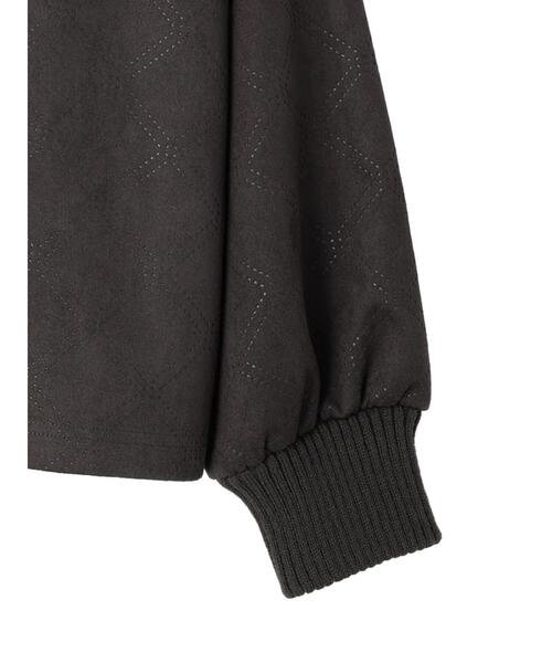 ELENCARE DUE（エレンカーレデュエ）の「・ELENCARE DUEスエードポンチプルオーバー（Tシャツ/カットソー・レディース・アイボリー/チャコールグレー/ブラウン/グリーン・FREE）」の21枚目の写真