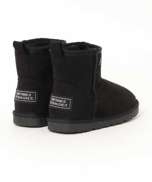 by LOVEiT（バイラビット）の「フェイクムートンブーツ（ブーツ・キッズ・グレー/ブラック/モカ・22cm/21cm/24cm/23cm）」の4枚目の写真