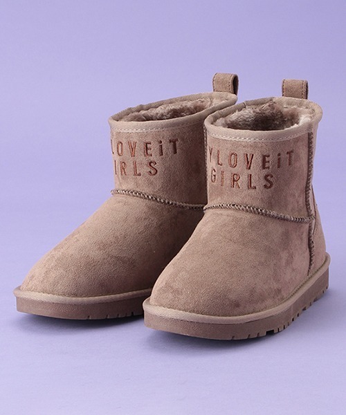 by LOVEiT（バイラビット）の「フェイクムートンブーツ（ブーツ・キッズ・グレー/ブラック/モカ・22cm/21cm/24cm/23cm）」の3枚目の写真