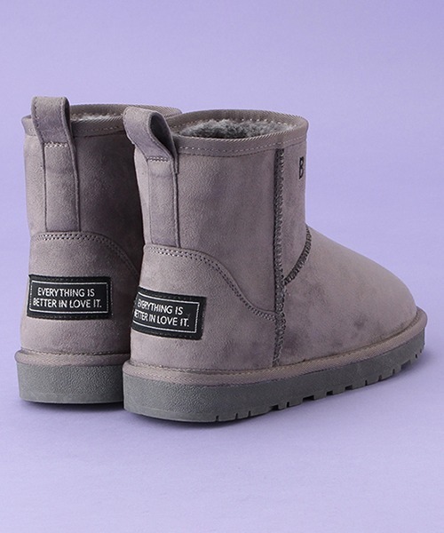 by LOVEiT（バイラビット）の「フェイクムートンブーツ（ブーツ・キッズ・グレー/ブラック/モカ・22cm/21cm/24cm/23cm）」の7枚目の写真