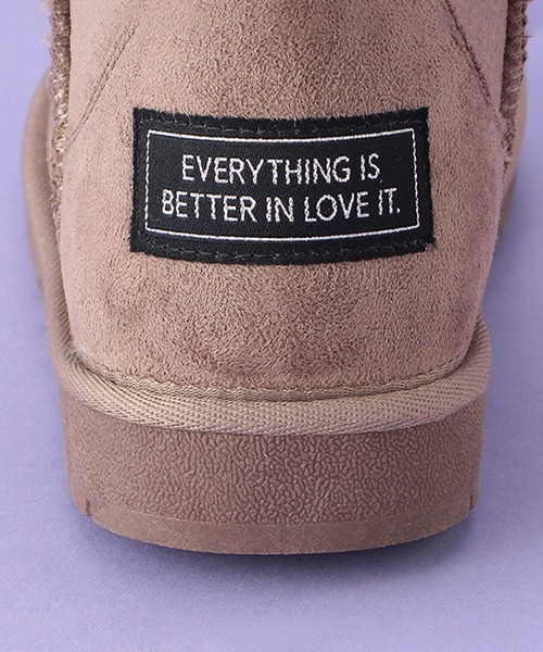 by LOVEiT（バイラビット）の「フェイクムートンブーツ（ブーツ・キッズ・グレー/ブラック/モカ・22cm/21cm/24cm/23cm）」の12枚目の写真